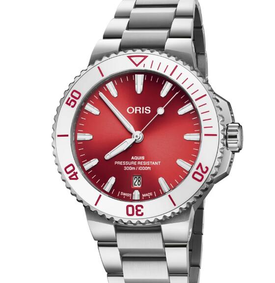 ORIS Aquis Date Taste of Summer Replica Watch 01 733 7787 4138-07 8 22 04PEB